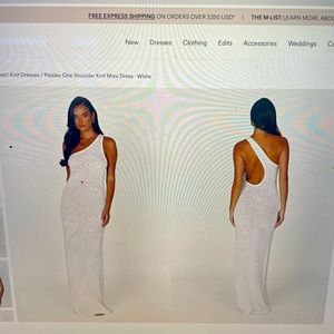 Meshki Paisley One Shoulder Knit Dress